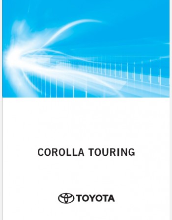 toyota corolla touring 2022 2023 & 2024 owners manual